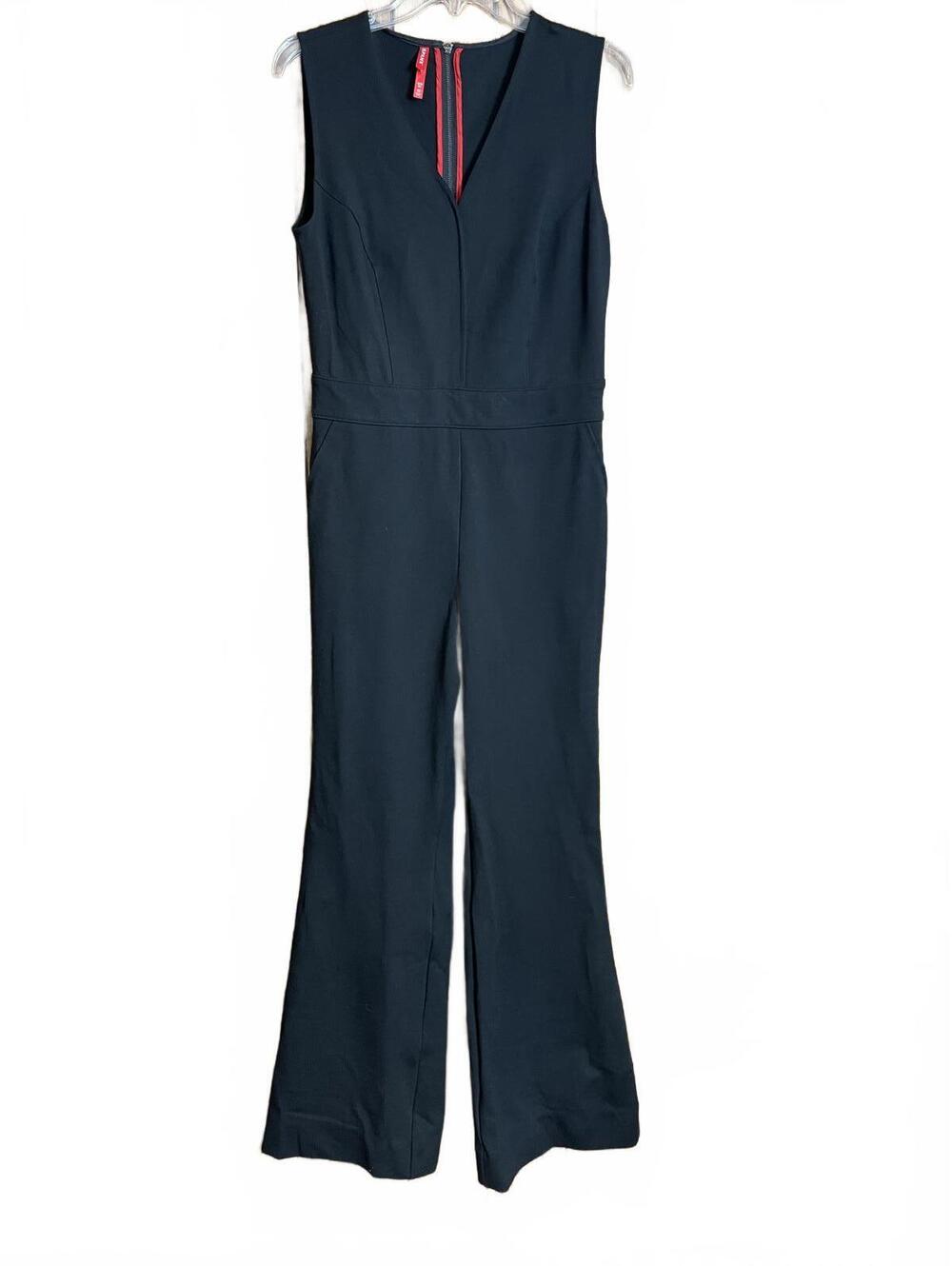 Spanx Perfect Sleeveless black stretch Jumpsuit Medium